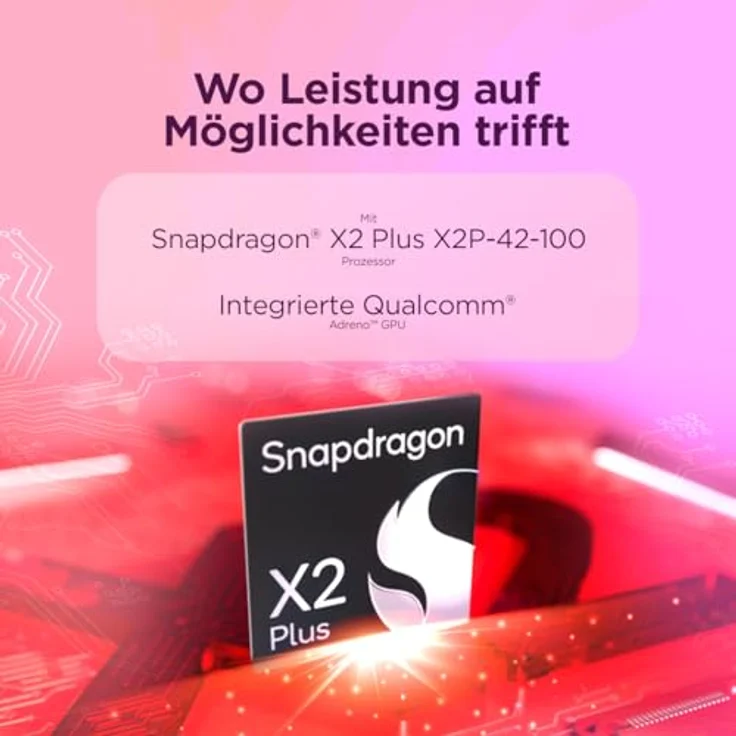 Lenovo IdeaPad 5 2-in-1 14Q8Y11, Copilot+ PC mit 14" OLED Touchscreen, Qualcomm Snapdragon X2 Plus, 16 GB RAM, 512 GB SSD, Luna Gray, Deutsch – Bild 5