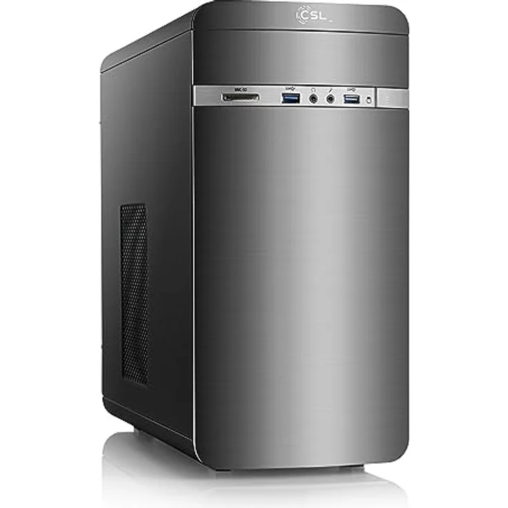 Boost Boxx Office PC mit Windows 11 Home, AMD Ryzen 5 8600G 6X 4300 MHz, 1000 GB M.2 SSD, 16 GB DDR5-RAM, AMD Radeon 760M, MSI Mainboard, USB 3.2, M11060H - Schwarz – Bild 2