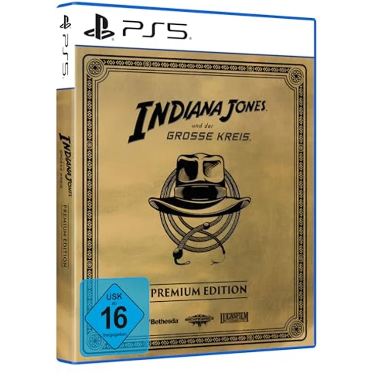 Xbox Indiana Jones und der Große Kreis: Premium Edition - PlayStation 5, First-Person-Einzelspieler-Abenteuer, inkl. Story-DLC und digitalem Artbook, Tempel des Todes-Outfit, PS5-Games – Bild 2