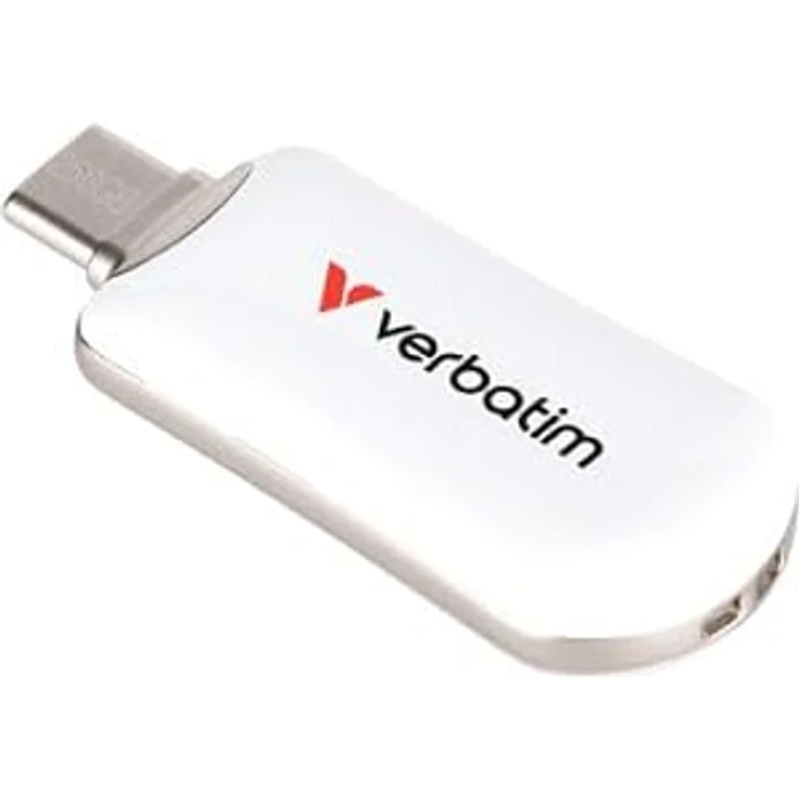 Verbatim Plectra 256GB USB-C Flash Drive, USB 2.0, Lesegeschwindigkeit 100 MB/s, elegantes Design – Bild 2