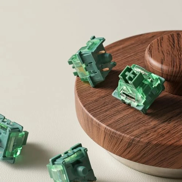 AKKO V3 Pro Matcha Green Switch, mechanisch, 3-Pin, linear, MX-Stem, 50g - 45 Stück, Akko, Tastatur-Zubehör – Bild 5