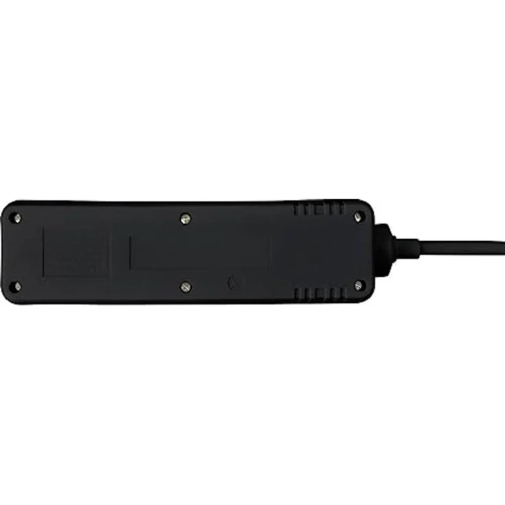 sygonix SY-7042482 Steckdosenleiste 3-fach Schwarz, Schutzkontakt mit Ein/Aus-Schalter, erhöhter Berührungsschutz – Bild 3