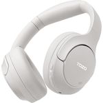 TOZO HT2 Kabelloser Bluetooth Kopfhörer Over-Ear mit Hybrid Active Noise Cancelling, 56 Stdn. Spielzeit, Hi-Res Audio, Kristallklare Anrufe, Tiefer Bass, APP Steuerung - Weiß