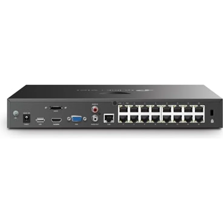 TP-Link VIGI NVR V1, 16-Kanal PoE+ Netzwerkrecorder mit 8 MP Auflösung und Zwei-Wege-Audio – Bild 3