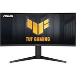 ASUS TUF Gaming VG34VQL3A - 34 Zoll UWQHD Curved Monitor - 180 Hz, 1ms GtG, FreeSync, AdaptiveSync, DisplayHDR 400 - VA Panel, 21:9, 3440x1440, DisplayPort, HDMI, USB-Hub, ergonomisch, Speaker, Schwarz