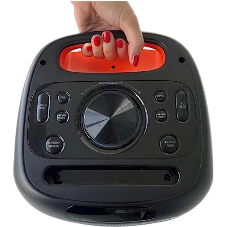 Mobile Beat SB-TWS 100 BT Soundbox, bis zu 7h Laufzeit, LED-Lichtefeekte, praktischer Tragegriff, Akku, USB-Ladefunktion für Externe Geräte – Bild 3