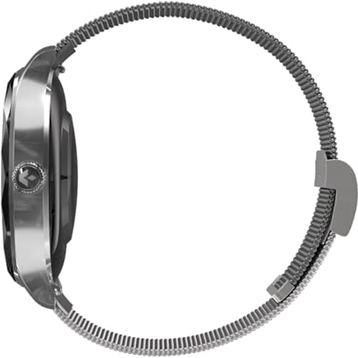 garett Viva Smartwatch Damen, 1,3" AMOLED, über 100 Sportmodi, 7 Tage Akku, inklusive extra Silikonarmband, Stahl Silber – Bild 4
