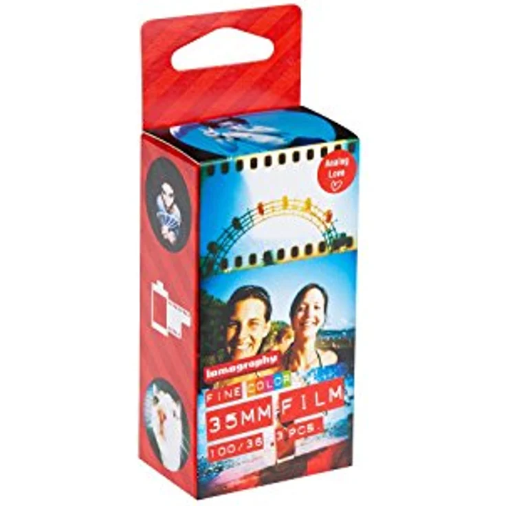Lomo Color Negative 100, 35mm Analogfilm für feinkörnige Schärfe und lebendige Farben, 3er Pack – Bild 2