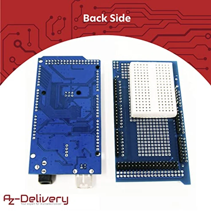 AZDelivery 3 x AZ-MEGA2560-Board Bundle mit Prototype Shield, kompatibel mit AZ-MEGA2560-Board, inklusive E-Book! – Bild 4