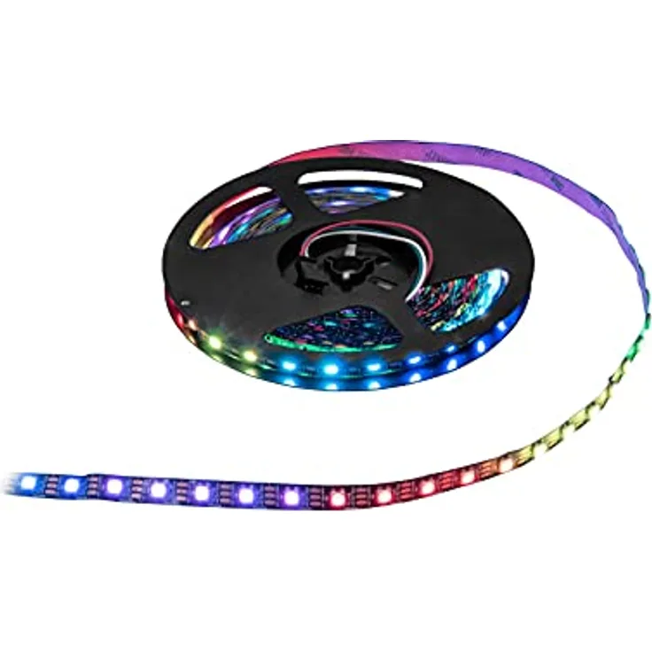 Eurolite LED Pixel Strip 150 5m RGB 5V | Digitaler LED-Pixelstreifen mit RGB-LEDs für den Innenbereich