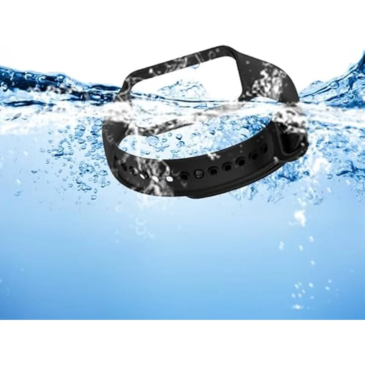 INF Silikonarmband für Xiaomi Smart Band 8 Active und Redmi Band 2, strapazierfähig und weich, Werkzeugloser Wechsel, 12 cm Länge – Bild 4