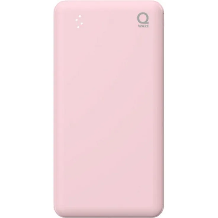 Qware Gaming Powerbank 10000 mAh, USB C und 2x USB, mobile Stromversorgung für Smartphone und Tablet