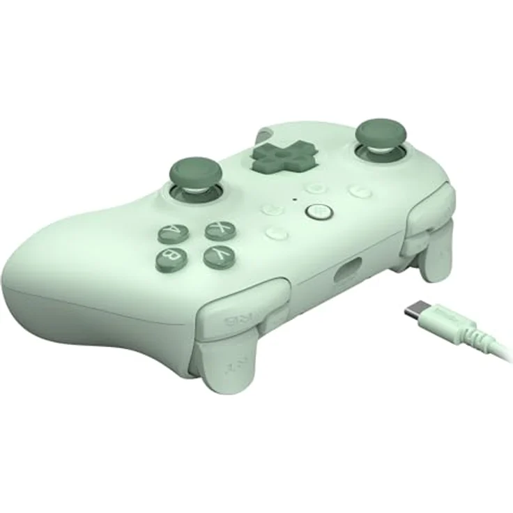 8bitdo Ultimate 2C Wired Gaming Controller, kompatibel mit PC und Android, Grün, 1000 Hz Abfragerate, individuelle Tastenbelegung – Bild 2