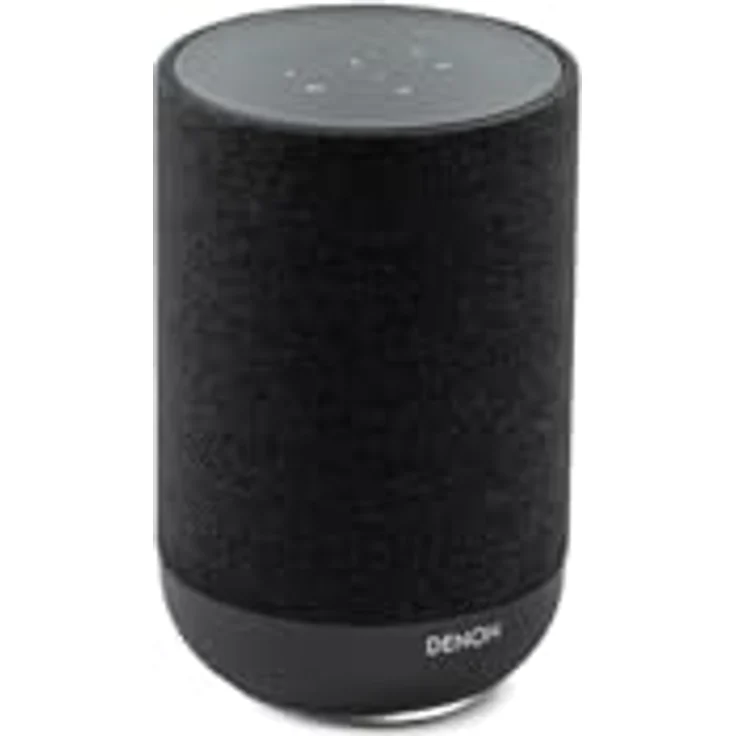 Denon Home 200, Kabelloser Smart Speaker mit Dolby Atmos, Hi-Res Audio, HEOS Streaming, WLAN, Bluetooth, AirPlay 2, Stereopaar-Funktion - Schwarz – Bild 2