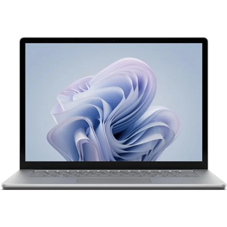 Microsoft Surface Laptop 6 for Business, 15" Notebook mit Intel Core Ultra 5 135H, 8 GB RAM, 256 GB SSD, Silber – Bild 1