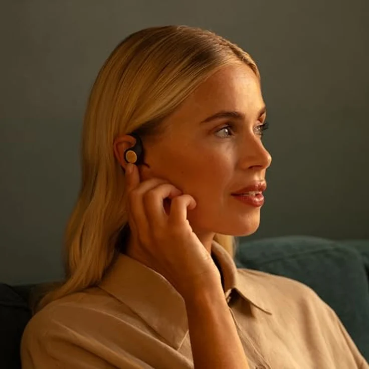 House of Marley Liberate Open Ear, Drahtlose Ohrbügel-Kopfhörer mit Open-Ear-Technologie, Schwarz, 20 Stunden Akkulaufzeit, Bluetooth 5.3 – Bild 5