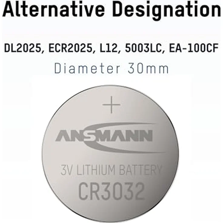 ANSMANN 1516-0013 Knofpzelle Batterie Lithium CR 3032 - 3V – Bild 3