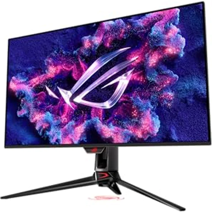 ASUS ROG Swift OLED PG32UCDMZ 32 Zoll 4K Gaming Monitor, QD-OLED, 240 Hz, 0,03 ms, G-SYNC Compatible, VESA DisplayHDR 400, DisplayPort, HDMI, USB-C – Bild 2