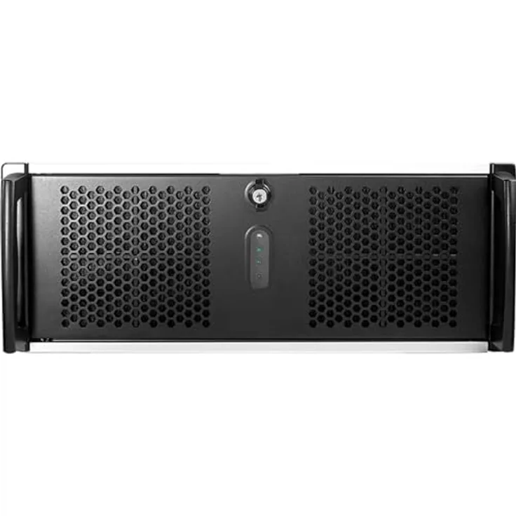Chenbro RM42300F1, ATX PC Gehäuse in Schwarz/Silber mit USB 3.0 Anschluss