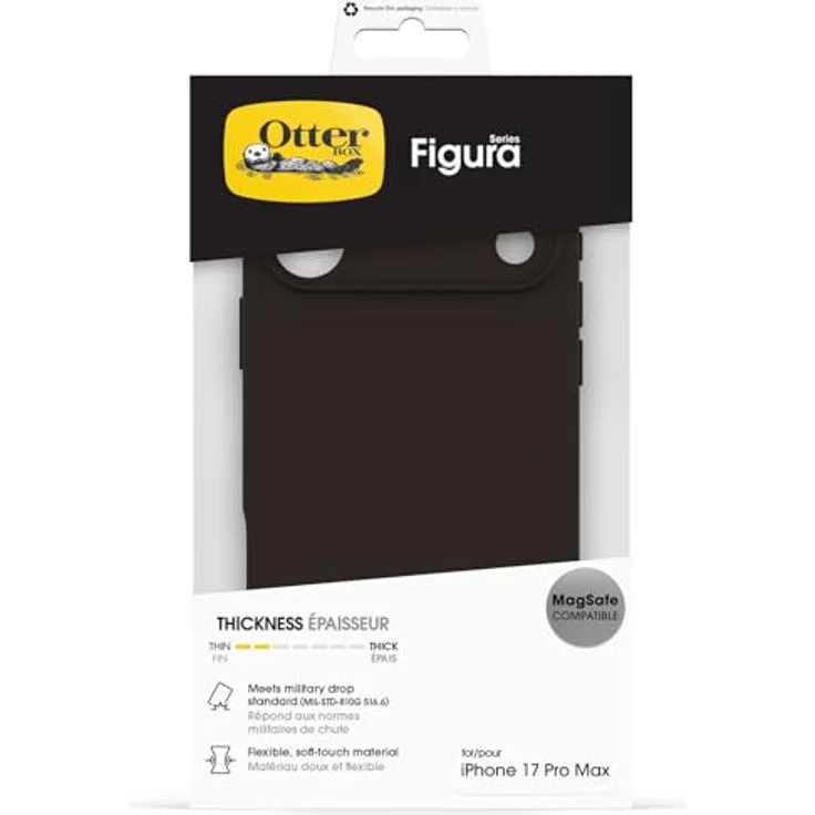 OtterBox Figura Serie MagSafe Hülle für iPhone 17 Pro Max, stoßfest, ultraschlank, getestete Militärstandard-Schutz, braun – Bild 5