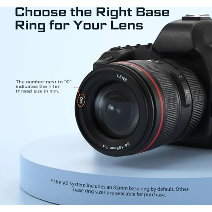 Freewell V2 Series Magnetic Filter, ND/CPL 3-7 Stops, 82 mm, Objektivfilter, Schwarz – Bild 8