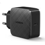 UGREEN USB C Ladegerät 65W USB C Netzteil PD Adapter mit GaN kompatibel mit MacBook Pro, MacBook, MacBook Air, iPhone 14, 14 Pro, 14 Pro Max, iPhone 13 Pro, iPhone 12, Galaxy S22, iPad Pro