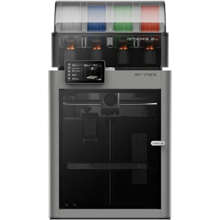 Bambu Lab P2S Combo 3D Drucker & AMS 2 Pro, 256 mm Druckbereich, Kunststoff- und Glasgehäuse, 14 kg – Bild 1