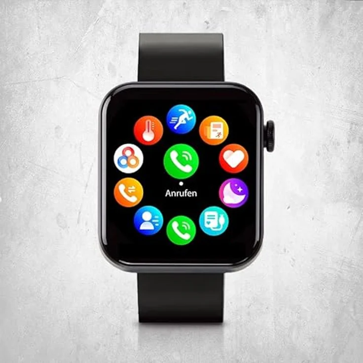 Mediashop Kendox Life Tracker - Smartwatch - 24/7 Vitalwert-Anzeige, 18 Sportmodi, Schlafanalyse - IOS & Android – Bild 2