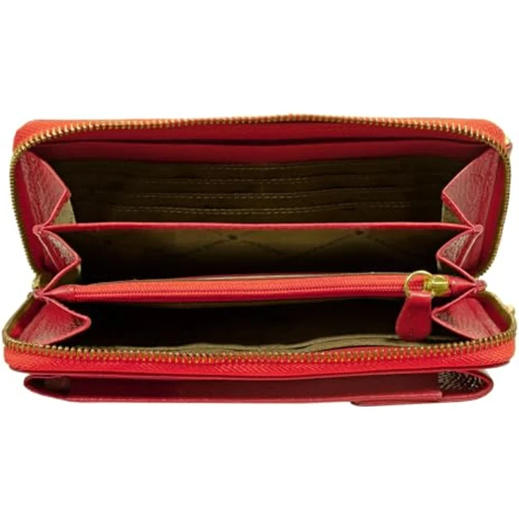 Braun Büffel Asti Handytasche aus 100% Leder, 11 cm, rot – Bild 2