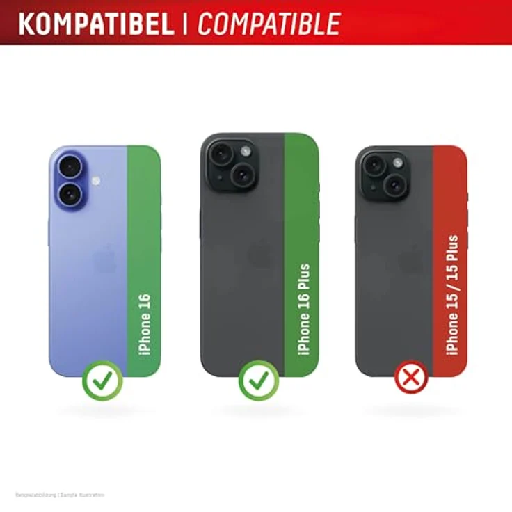 Displex Schutzglas für Apple iPhone 16 Plus, Kratzer-resistente gehärtete Glaslinse mit Eco-Montagerahmen, Anti-Fingerprint-Oberfläche, hochtransparente Bildqualität, hüllenfreundlich – Bild 4
