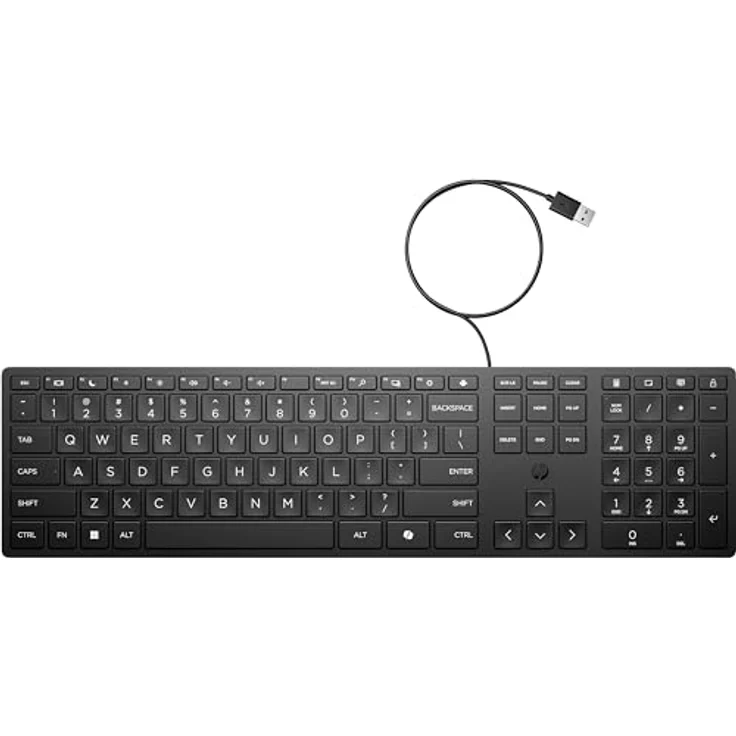 HP 320K-Tastatur für Desktop-PC, kabelgebunden, Deutsch Layout, USB-Schnittstelle – Bild 4