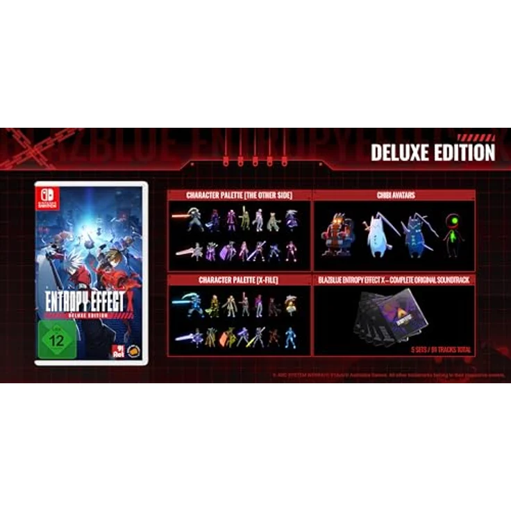 PM Studios BlazBlue Entropy Effect X Deluxe Edition - Nintendo Switch, inklusive Characterpalette-Sets und Original Soundtrack – Bild 2