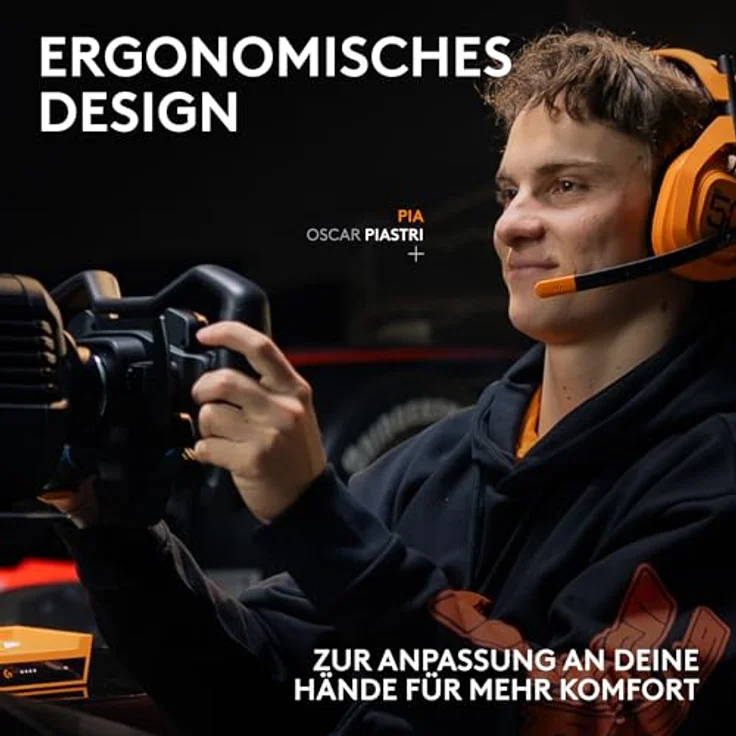 LOGITECH G RS Formula Wheel McLaren Racing Edition, Ergonomisches Lenkrad mit Direct Drive Feedback für PC, PS5 und Xbox – Bild 5