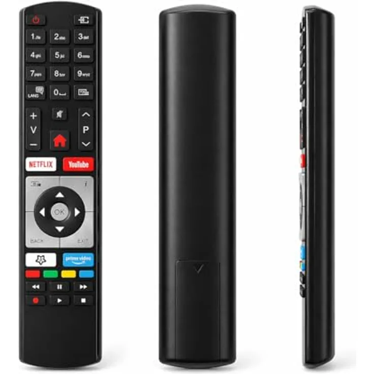 Mycotech Ersatz Fernbedienung RC418P für Telefunken Hitachi Vestel Finlux Edenwood TV, Plug & Play, kompakt und ergonomisch, zuverlässige Signalübertragung bis 10 Meter