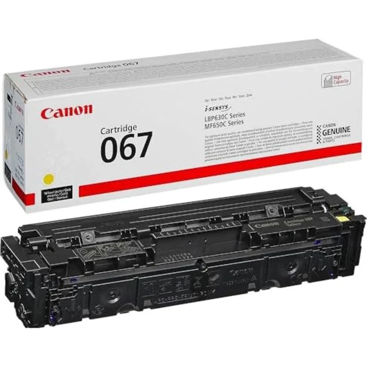 Canon 067 Y, Original gelber Toner mit einer Druckleistung von ca. 1.250 Seiten – Bild 3
