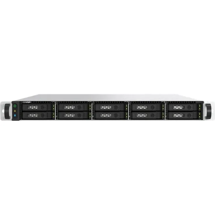 QNAP TS-h1077AFU-R7-32G, 10-Bay NAS Server mit AMD Ryzen 7, 32 GB DDR5 RAM, 2.5/10GbE, RAID-Unterstützung