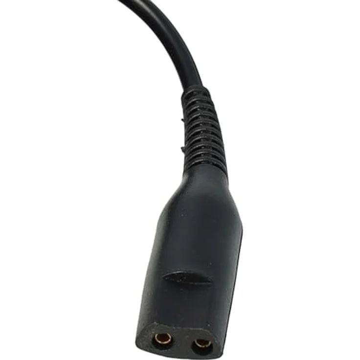 vhbw Ladekabel für Braun CruZer 6 BT5010, BT5090, BT5070, BT5050 - 13,2 cm Netzkabel mit USB-A Stecker, schwarz – Bild 6