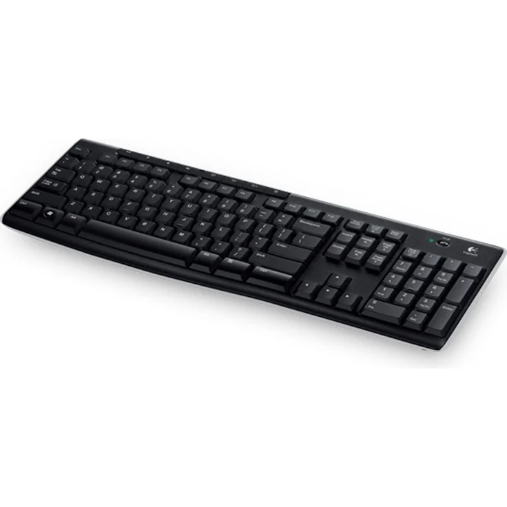 Logitech K270 Kabellose Tastatur, 2.4 GHz Verbindung via Unifying USB-Empfänger, 8 Multimedia- und Schortcut-Tasten, Spritzwassergeschützt, 2-Jahre Batterielaufzeit, Spanisches QWERTY-Layout - schwarz – Bild 9