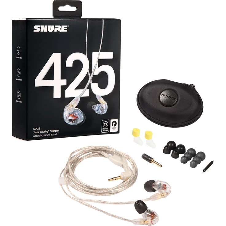 Shure SE425-CL In-Ear Kopfhörer, schwarz – Bild 3