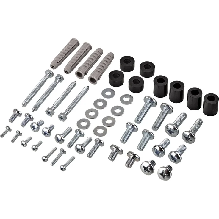 Hama TV-Wandhalterung Ultraslim (für Fernseher von 32 bis 56 Zoll (81 cm bis 142 cm Bildschirmdiagonale), inkl. Fischer Dübel, VESA bis 400 x 400, Wandabstand nur 2,5 cm, max. 50 kg) weiß – Bild 3