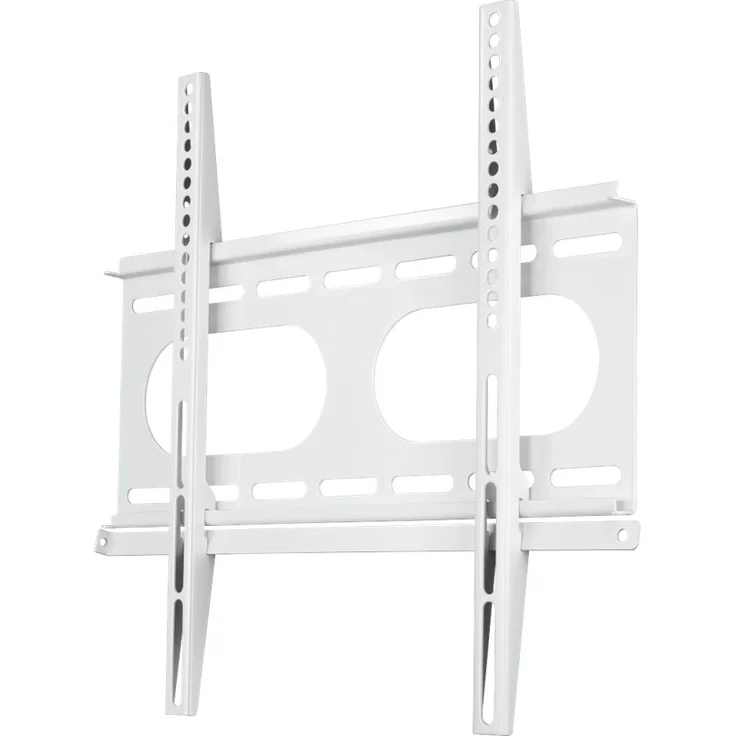 Hama TV-Wandhalterung Ultraslim (für Fernseher von 32 bis 56 Zoll (81 cm bis 142 cm Bildschirmdiagonale), inkl. Fischer Dübel, VESA bis 400 x 400, Wandabstand nur 2,5 cm, max. 50 kg) weiß – Bild 4