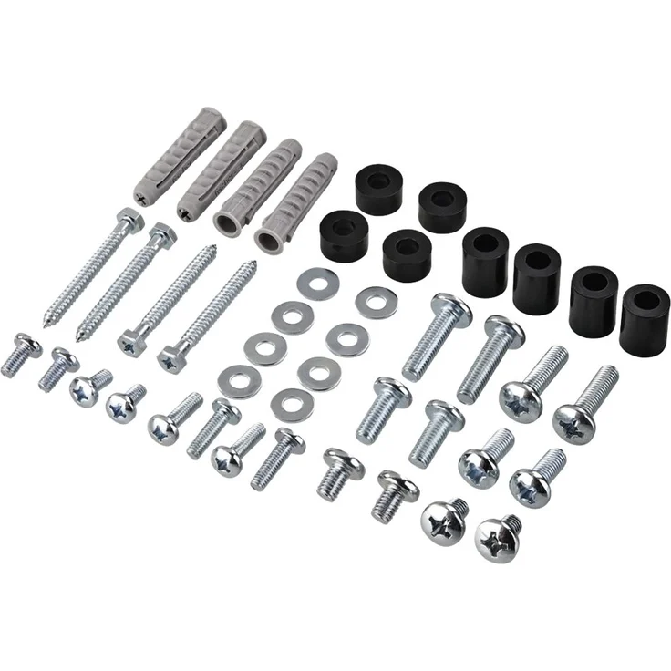 Hama TV-Wandhalterung Ultraslim (für Fernseher von 37 bis 90 Zoll (94 cm bis 229 cm Bildschirmdiagonale), inkl. Fischer Dübel, VESA bis 800 x 500, Wandabstand nur 2,5 cm, max. 75 kg) weiß – Bild 3