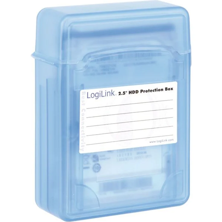 LogiLink UA0132 Festplatte Schutzhülle für 2x 6,4 cm (2,5 Zoll) HDD, blau – Bild 2