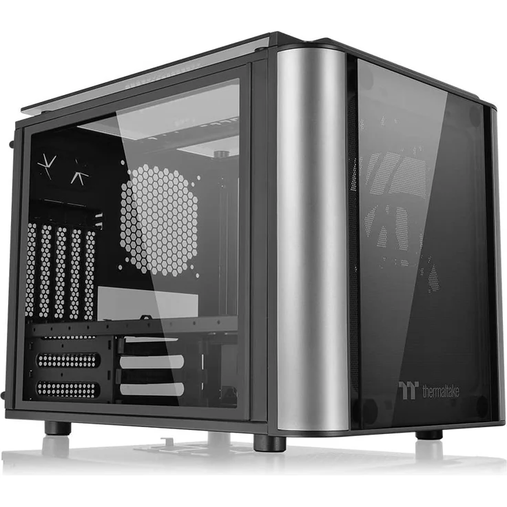Thermaltake Level 20 VT PC-Gehäuse Cube Case, schwarz/silber (CA-1L2-00S1WN-00) – Bild 1