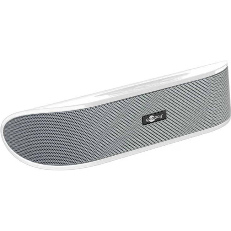 Goobay SoundBar 6W Stereo Lautsprecher für PC, TV und Notebook, weiß – Bild 3