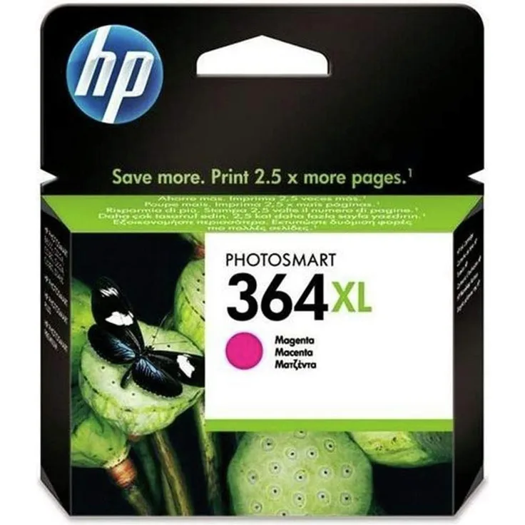 HP 364XL Magenta Original Tintenpatrone mit hoher Reichweite (CB324EE)