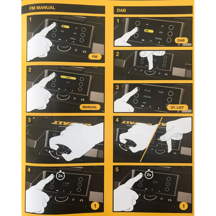 DeWalt DWST1-81078-QW TSTAK Baustellenradio mit Bluetooth, LCD-Display, spritzwassergeschützt, schwarz – Bild 9