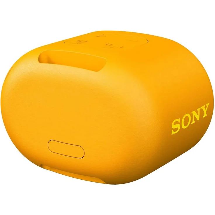 Sony SRS-XB01 tragbarer Bluetooth Lautsprecher (Extra Bass, 6h Akku, Spritzwassergeschützt) gelb - Preisvergleich – Bild 3