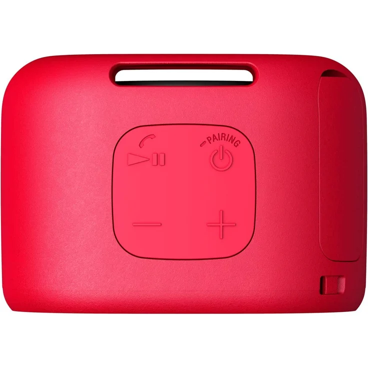 Sony SRS-XB01 tragbarer Bluetooth Lautsprecher (Extra Bass, 6h Akku, Spritzwassergeschützt) rot – Bild 5
