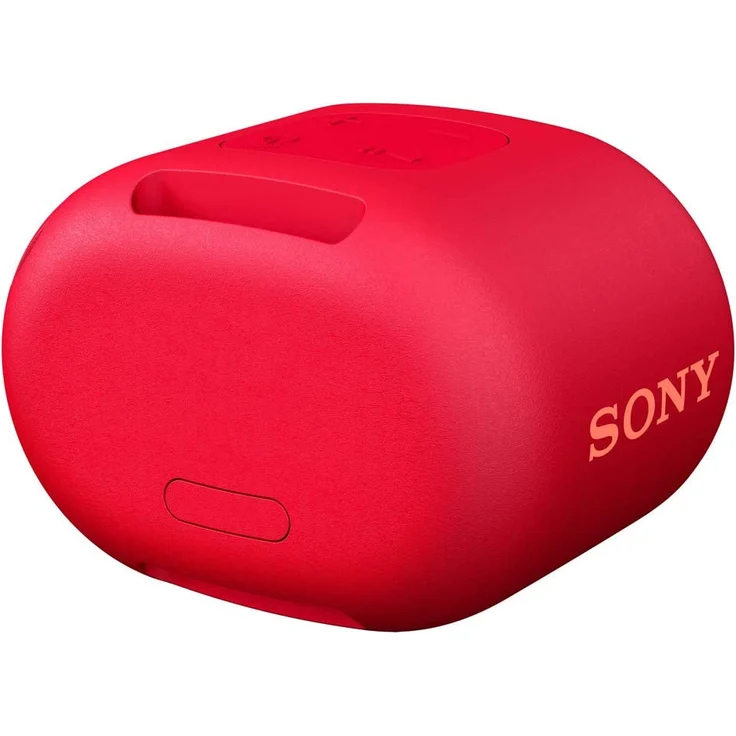 Sony SRS-XB01 tragbarer Bluetooth Lautsprecher (Extra Bass, 6h Akku, Spritzwassergeschützt) rot – Bild 3